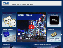 Tablet Screenshot of epson-electronics.de